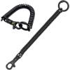 TENOC Spiral Coil Spring Keychain(Black)