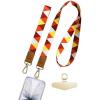 TENOC Universal Phone Lanyards, Cell Phone Wrist Strap, Multipurpose Neck Strap for ID Badges Card Holder Keys(G-red)