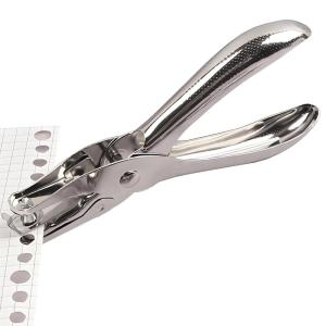 TENOC Handle Hole Punch 1-Piece, Paper Circle Bore Helper with Steel for Office, School, Home, Easy to Punch Hole for Kids and Adults(1)