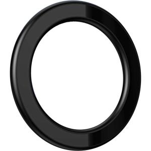 TENOC Magnetic Wall Mount, Magnet Ring Phone Holder, Hands-Free Mirror Shower Car Magnet Stand for All Cellphones, Black(Black)
