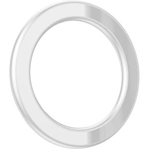 TENOC Magnetic Wall Mount, Magnet Ring Phone Holder, Hands-Free Mirror Shower Car Magnet Stand for All Cellphones, Black(White)
