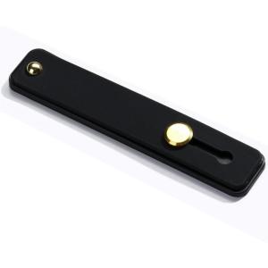 TENOC Phone Grip 2 Pieces Black Universal Sticky Finger Strap Holder for Smartphone or Cell Phone Case(A1-Black)