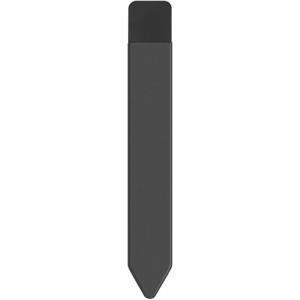 TENOC Universal Stylus Holder, Adhesive Pencil Protected Sleeve Case, Elastic Pens Holder Storage Pouch Pocket Compatible for Pencil Pro 2nd/1st & USB-C, 1 Pcs, Black(Grey x1)