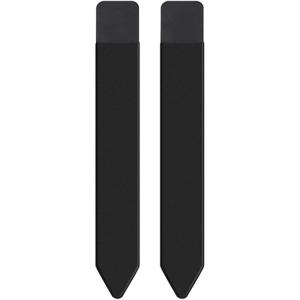 TENOC Universal Stylus Holder, Adhesive Pencil Protected Sleeve Case, Elastic Pens Holder Storage Pouch Pocket Compatible for Pencil Pro 2nd/1st & USB-C, 1 Pcs, Black(Black x2)