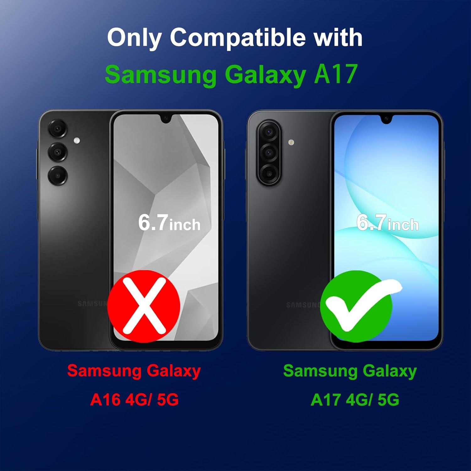 imageTENOC Phone Case for Samsung Galaxy A54 5G Clear Case NonYellowing Protective Bumper Hard Back CoverClear