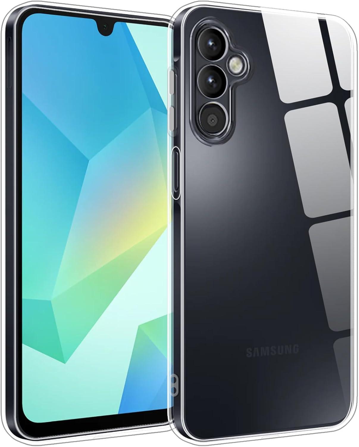 imageTENOC Phone Case for Samsung Galaxy A54 5G Clear Case NonYellowing Protective Bumper Hard Back CoverClear