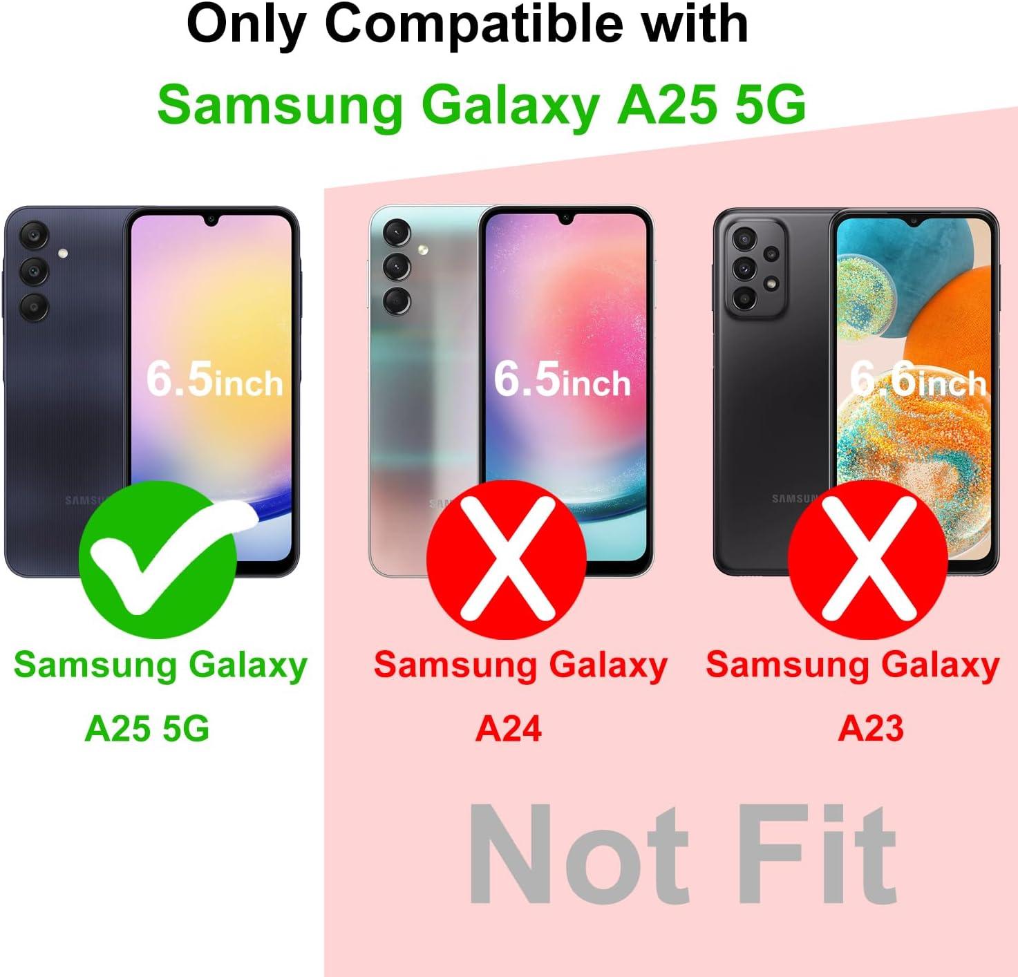 imageTENOC Phone Case for Samsung Galaxy A54 5G Clear Case NonYellowing Protective Bumper Hard Back CoverClear AntiYellowing