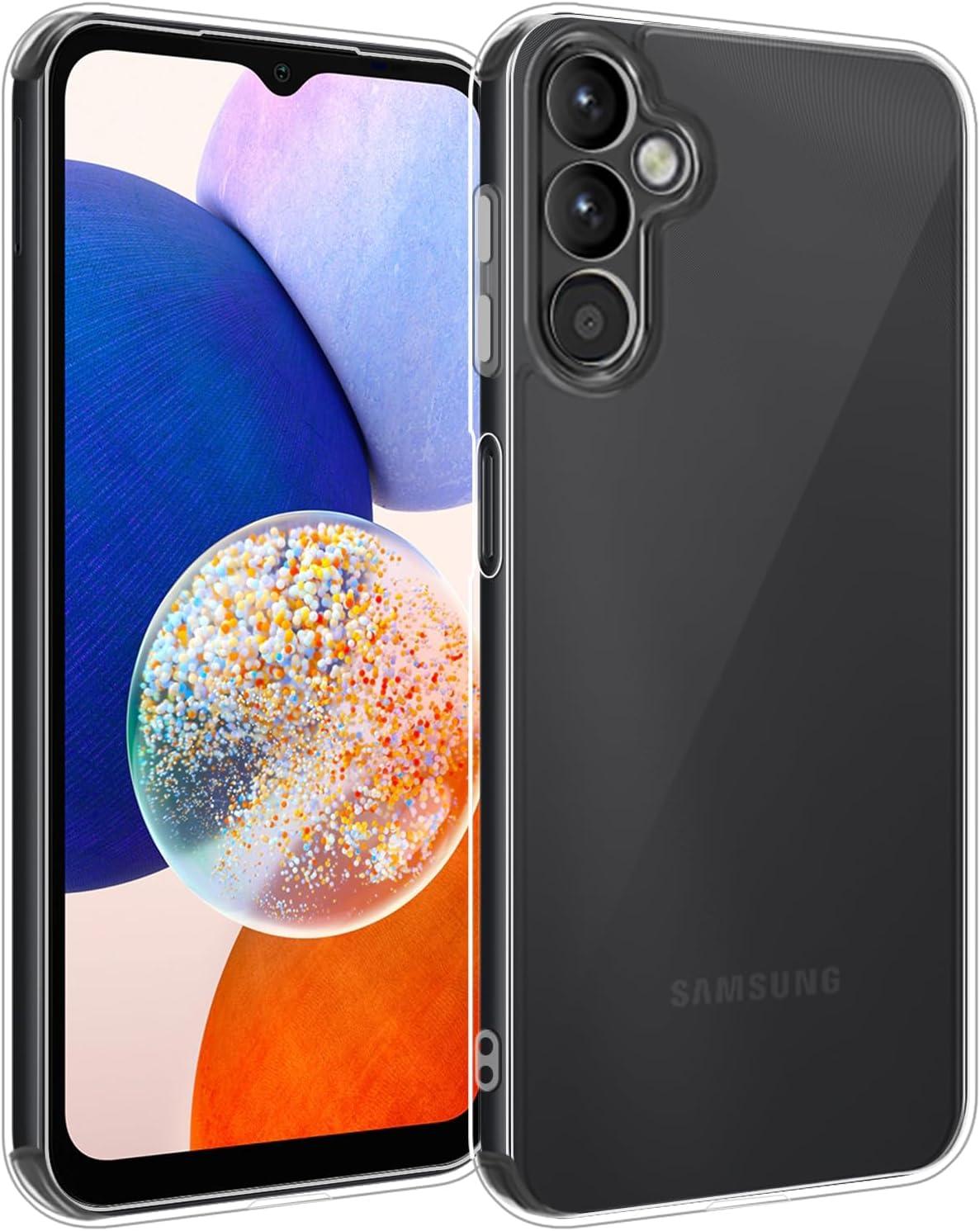 imageTENOC Phone Case for Samsung Galaxy A54 5G Clear Case NonYellowing Protective Bumper Hard Back CoverClear AntiYellowing