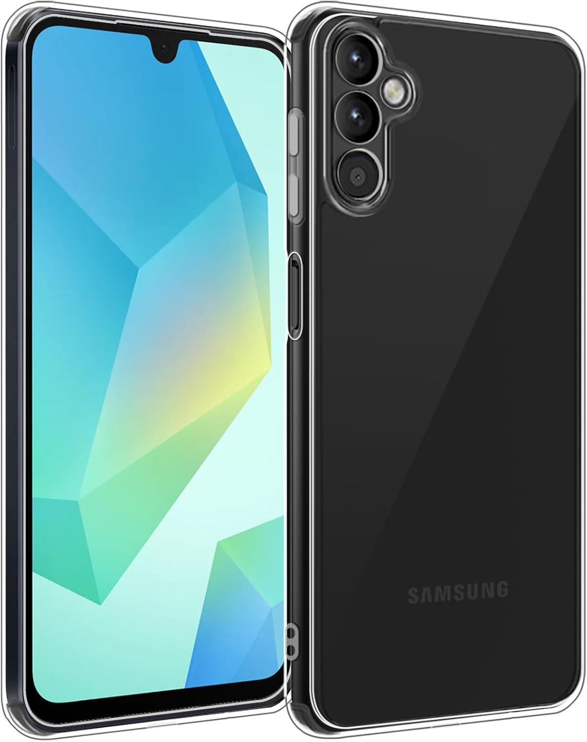 imageTENOC Phone Case for Samsung Galaxy A54 5G Clear Case NonYellowing Protective Bumper Hard Back CoverClear AntiYellowing