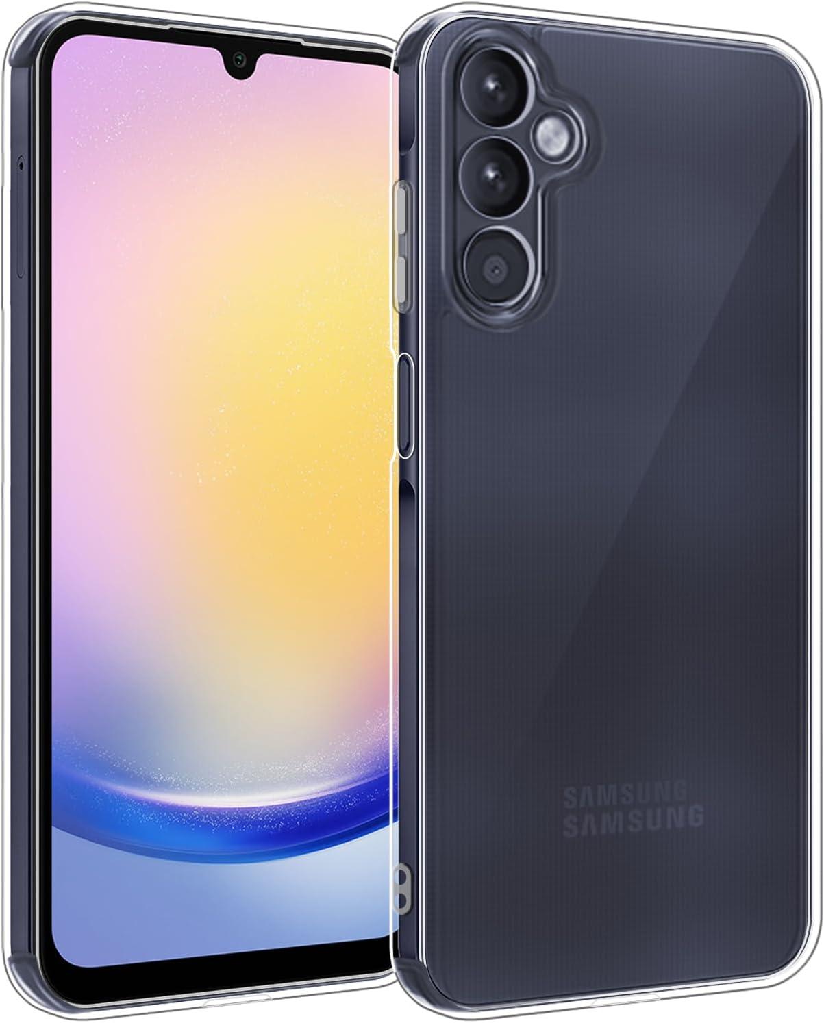 imageTENOC Phone Case for Samsung Galaxy A54 5G Clear Case NonYellowing Protective Bumper Hard Back CoverClear AntiYellowing