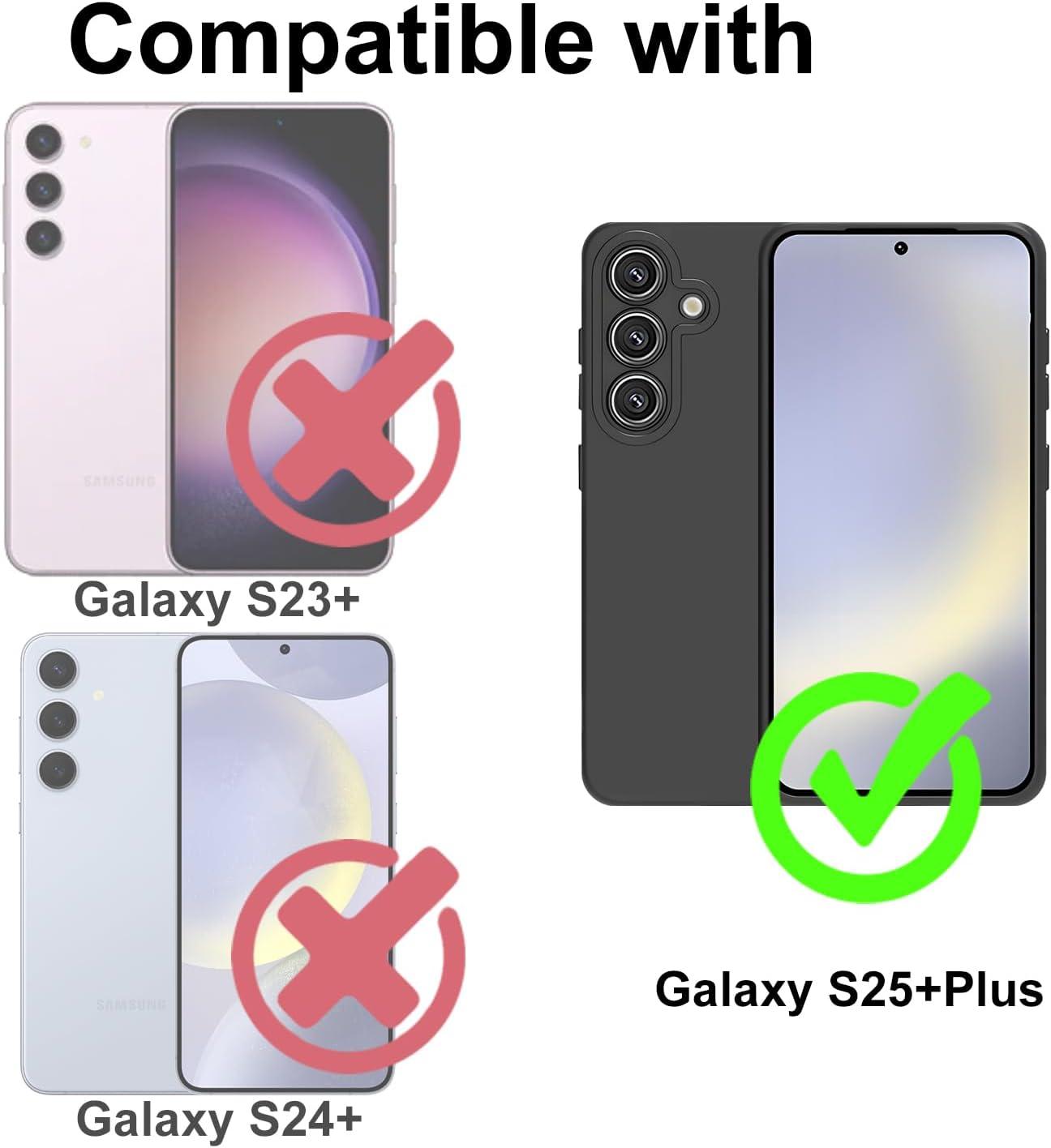 imageTENOC Phone Case for Samsung Galaxy S24 Clear Case Shockproof Protective Bumper Slim CoverBlack Matte