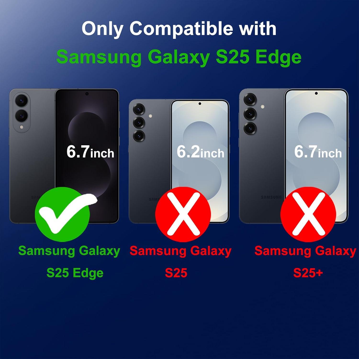 imageTENOC Phone Case for Samsung Galaxy S24 Clear Case Shockproof Protective Bumper Slim CoverBlack Matte