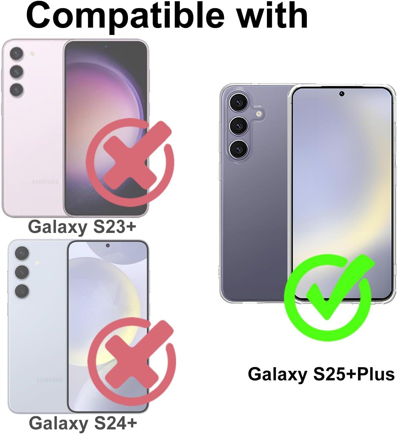 imageTENOC Phone Case for Samsung Galaxy S24 Clear Case Shockproof Protective Bumper Slim CoverClear
