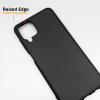 TENOC Phone Case for Samsung Galaxy A54 5G, Clear Case Non-Yellowing Protective Bumper Hard Back Cover(Black Matte)
