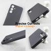 TENOC Phone Case for Samsung Galaxy S24, Clear Case Shockproof Protective Bumper Slim Cover(Black Matte)