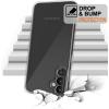 TENOC Phone Case for Samsung Galaxy S24, Clear Case Shockproof Protective Bumper Slim Cover(Clear Anti-Yellowing)