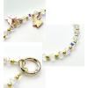 TENOC Beaded Phone Wrist Strap, Cellphone Bracelet Lanyard, Sparkling Butterfly Pendant Phone Chain for Women(Pink)