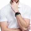 TENOC Compatible with 18mm/20mm/22mm Watch Bands Quick Release Replacement Wristband, Silicone Sport Bands for Men Women(Black 18mm)