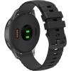 TENOC Compatible with 18mm/20mm/22mm Watch Bands Quick Release Replacement Wristband, Silicone Sport Bands for Men Women(Black 18mm)