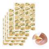 TENOC Press on Nails Sticky Tabs Nail Glue Sticker, Waterproof Gel Glue Stickers Breathable Jelly Double-Sided Adhesive Tapes, 5 Sheets (120pcs)(Clear)