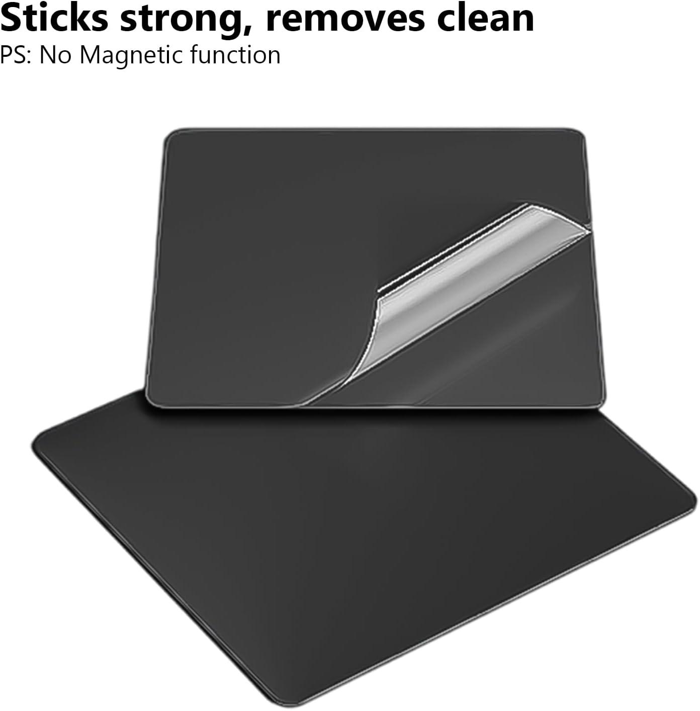 imageTENOC Universal Rubber Pad Sticker for Magnetic Everywhere Compatible with iPadGalaxy TabAndroid All Tablet Magnetic MountEBook Reader Holder Conversion Accessories 1Pcs Black