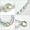 TENOC Crystal Beaded Phone Wrist Strap, Cellphone Bracelet Lanyard, Sparkling Phone Chain for Women, Clear(Clear)