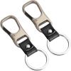 TENOC Leather Keychain, Key Holder Mens Belt Key Chain Ring, Car Keychain Keys Ring