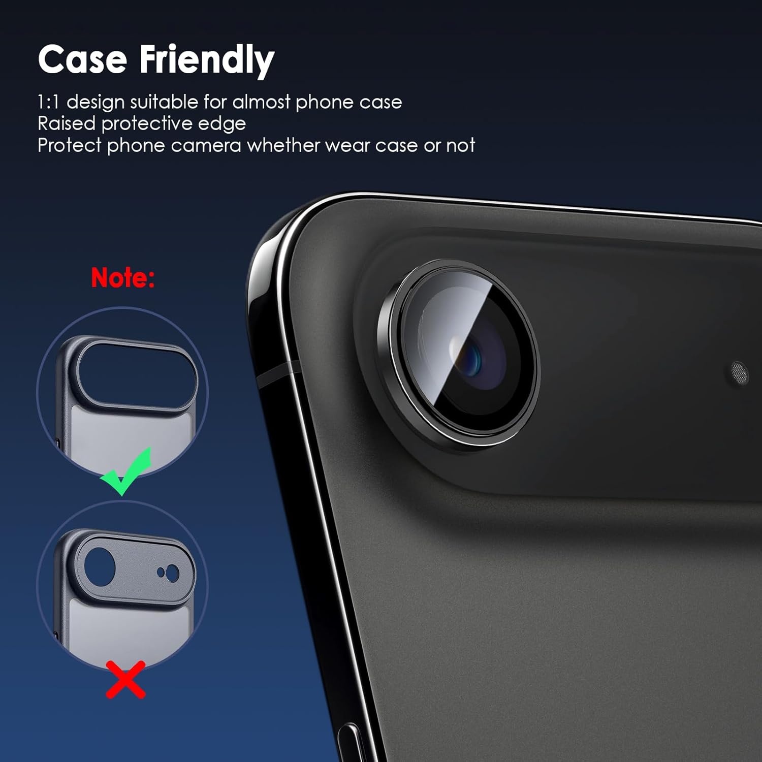 image:imageTENOC Camera Lens Protector for iPhone 16 Pro amp iPhone 16 Pro Max 9H Tempered Glass Camera Screen Cover Metal Individual Ring SilverBlack