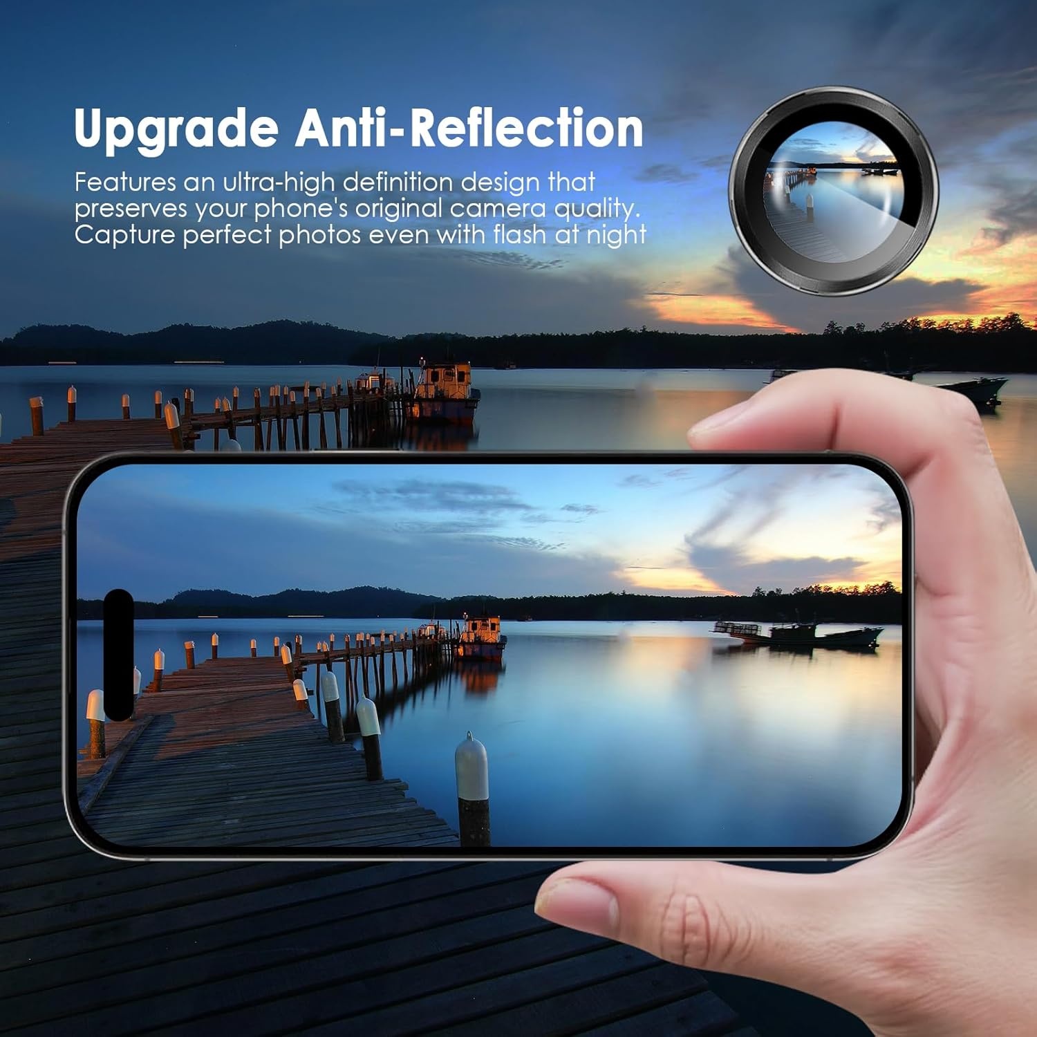image:imageTENOC Camera Lens Protector for iPhone 16 Pro amp iPhone 16 Pro Max 9H Tempered Glass Camera Screen Cover Metal Individual Ring SilverBlack