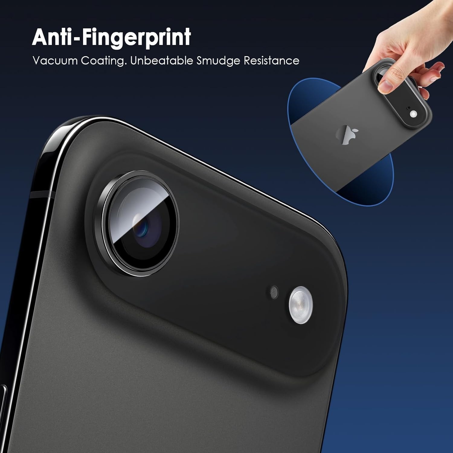 image:imageTENOC Camera Lens Protector for iPhone 16 Pro amp iPhone 16 Pro Max 9H Tempered Glass Camera Screen Cover Metal Individual Ring SilverBlack