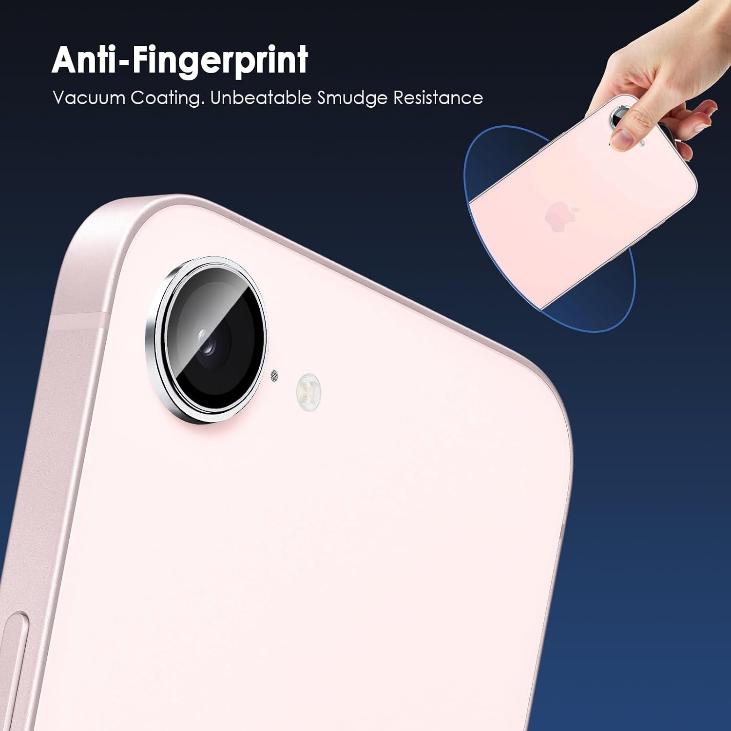 image:imageTENOC Camera Lens Protector for iPhone 16 Pro amp iPhone 16 Pro Max 9H Tempered Glass Camera Screen Cover Metal Individual Ring SilverSilver