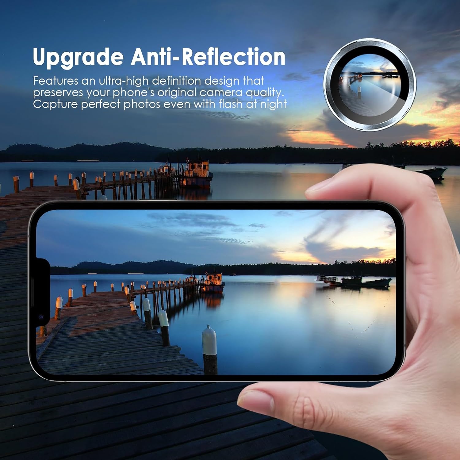 image:imageTENOC Camera Lens Protector for iPhone 16 Pro amp iPhone 16 Pro Max 9H Tempered Glass Camera Screen Cover Metal Individual Ring SilverSilver
