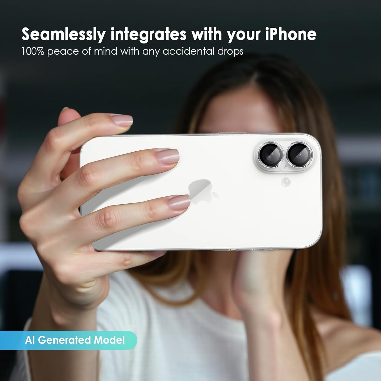 image:imageTENOC Camera Lens Protector for iPhone 16 Pro amp iPhone 16 Pro Max 9H Tempered Glass Camera Screen Cover Metal Individual Ring SilverSilver