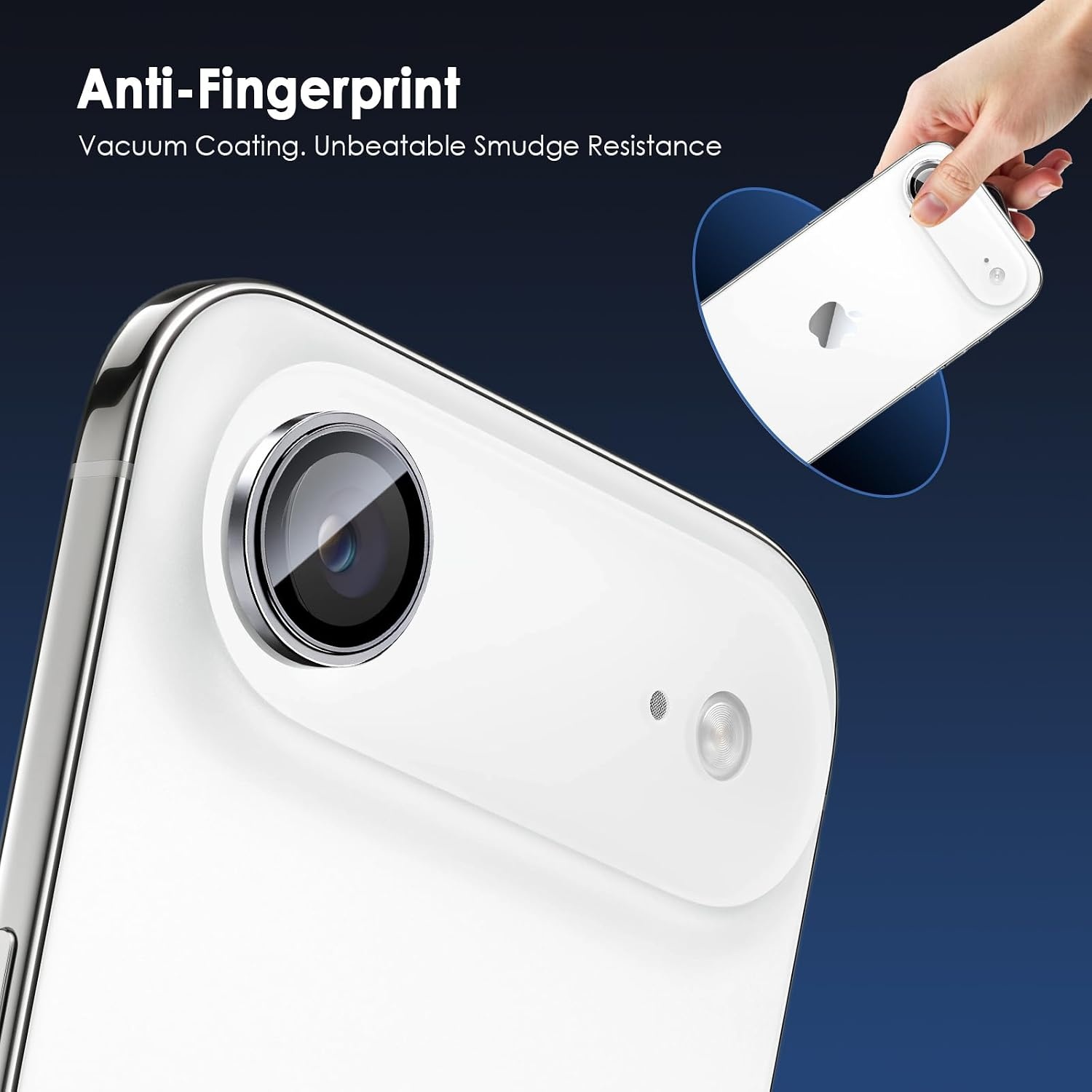 image:imageTENOC Camera Lens Protector for iPhone 16 Pro amp iPhone 16 Pro Max 9H Tempered Glass Camera Screen Cover Metal Individual Ring SilverSilver