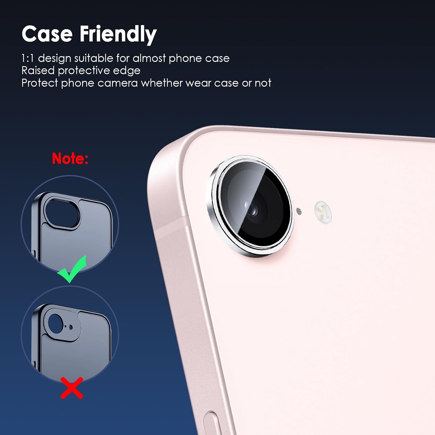 image:imageTENOC Camera Lens Protector for iPhone 16 Pro amp iPhone 16 Pro Max 9H Tempered Glass Camera Screen Cover Metal Individual Ring SilverSilver