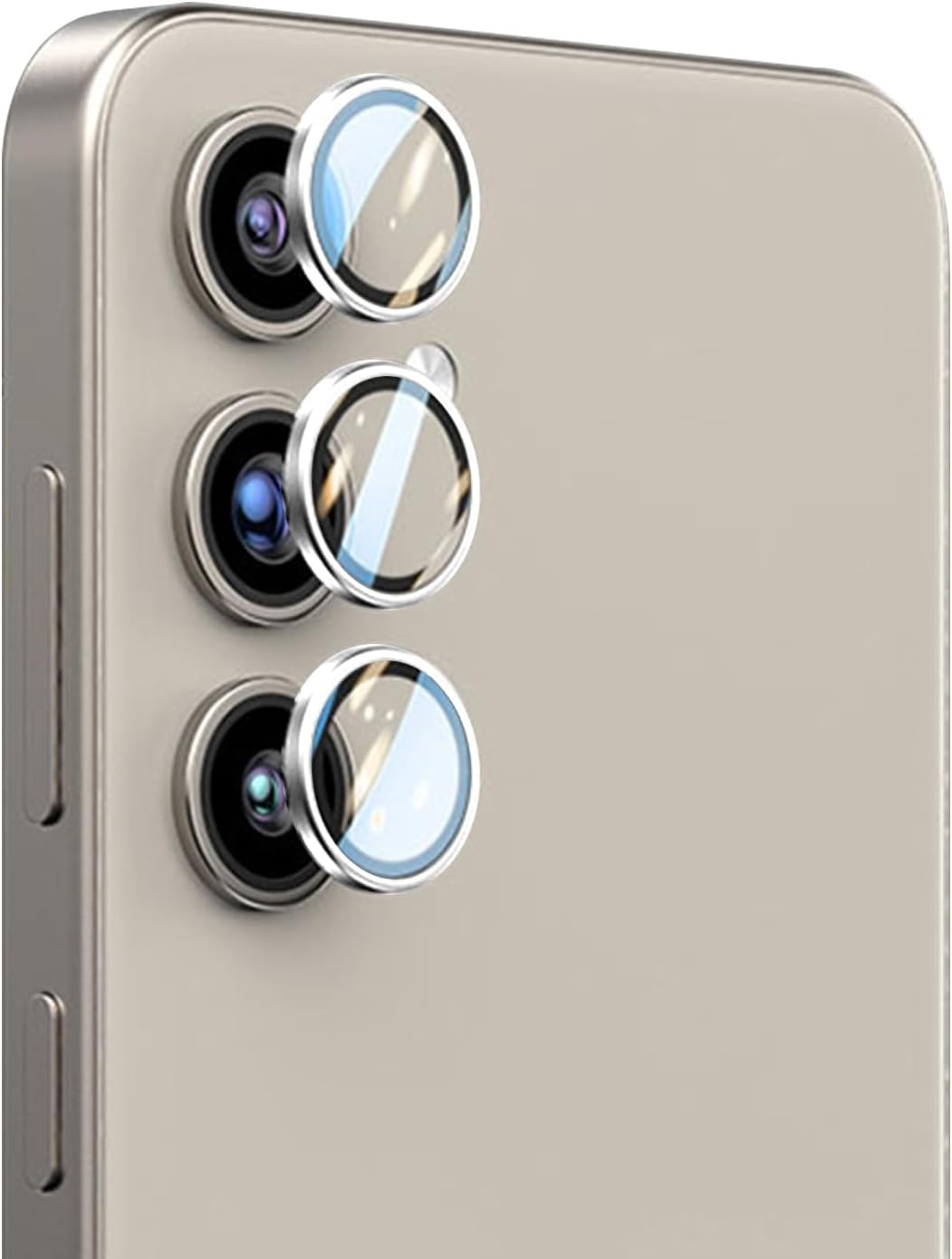 image:imageTENOC Camera Lens Protector for Samsung Galaxy Z Flip 7 BlackSilver