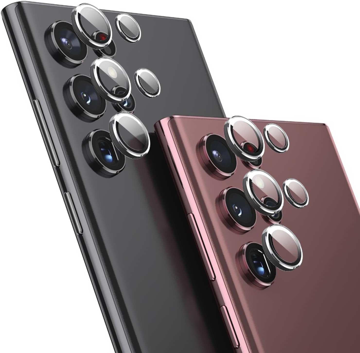 image:imageTENOC Camera Lens Protector for Samsung Galaxy Z Flip 7 BlackSilver
