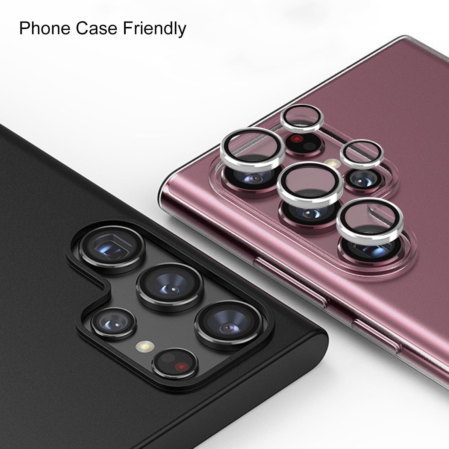 image:imageTENOC Camera Lens Protector for Samsung Galaxy Z Flip 7 BlackSilver