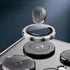 TENOC Camera Lens Protector for Samsung Galaxy Z Flip 7, Black(Silver)