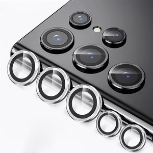 TENOC Camera Lens Protector for Samsung Galaxy Z Flip 7, Black(Silver)