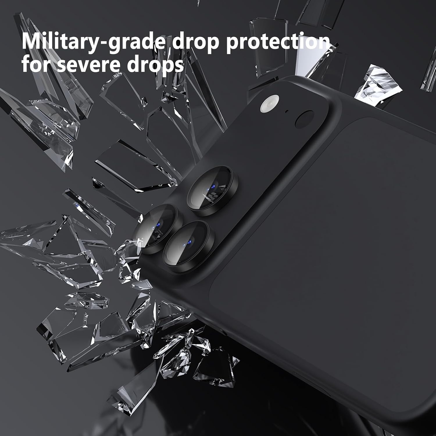 image:imageTENOC Camera Lens Protector for iPhone 18 Pro amp 18 Pro Max SilverBlack