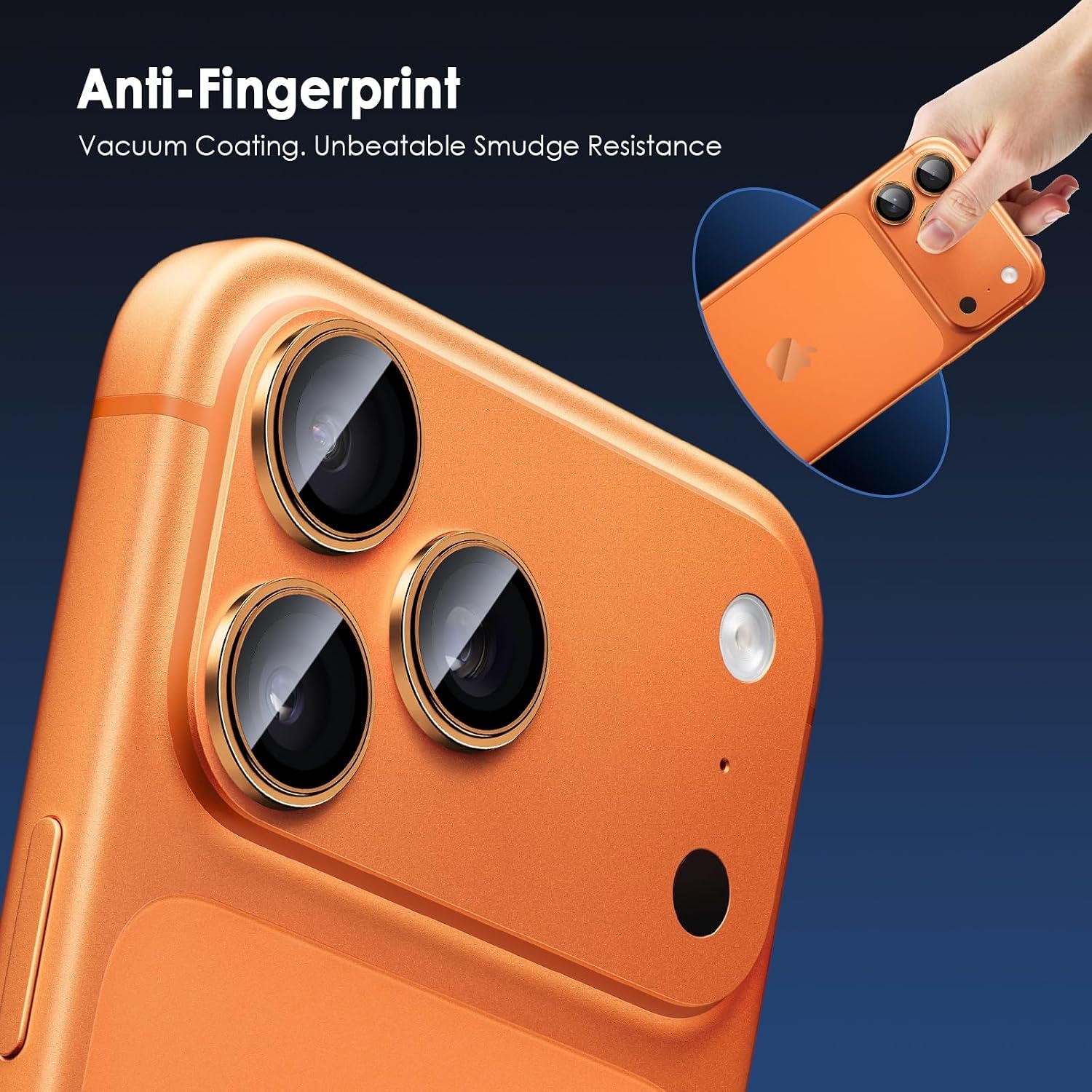 image:imageTENOC Camera Lens Protector for iPhone 18 Pro amp 18 Pro Max SilverOragne