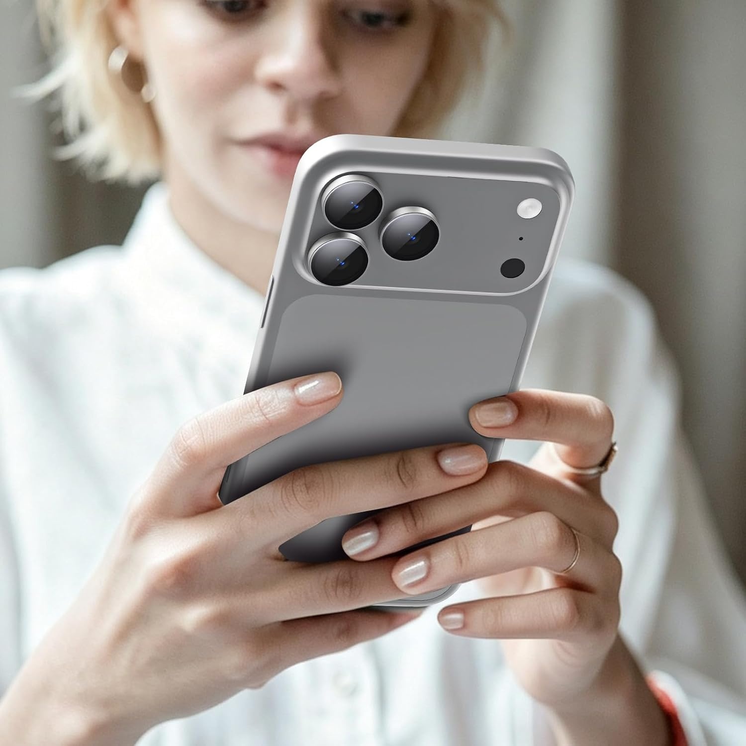 image:imageTENOC Camera Lens Protector for iPhone 18 Pro amp 18 Pro Max SilverSilver
