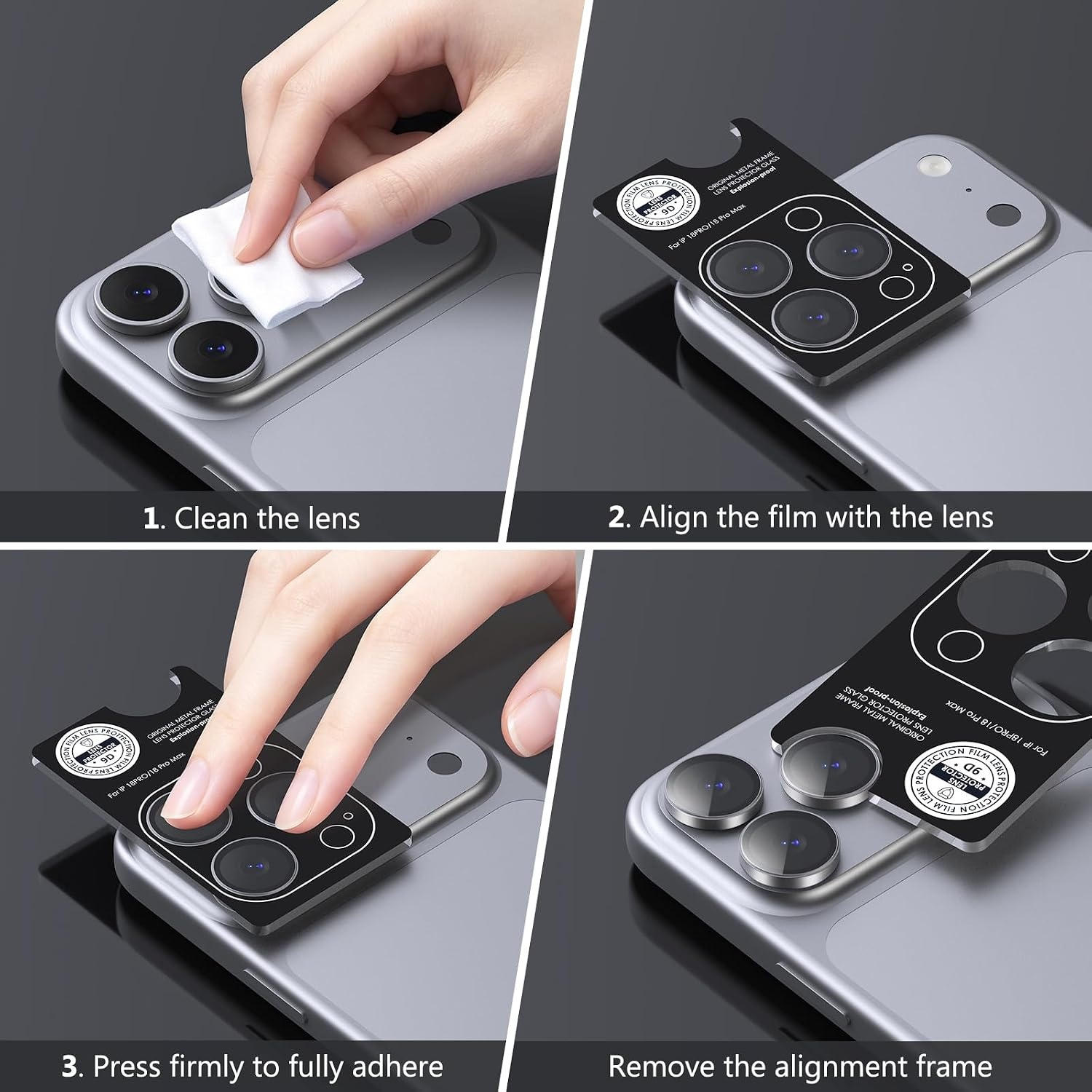 image:imageTENOC Camera Lens Protector for iPhone 18 Pro amp 18 Pro Max SilverSilver