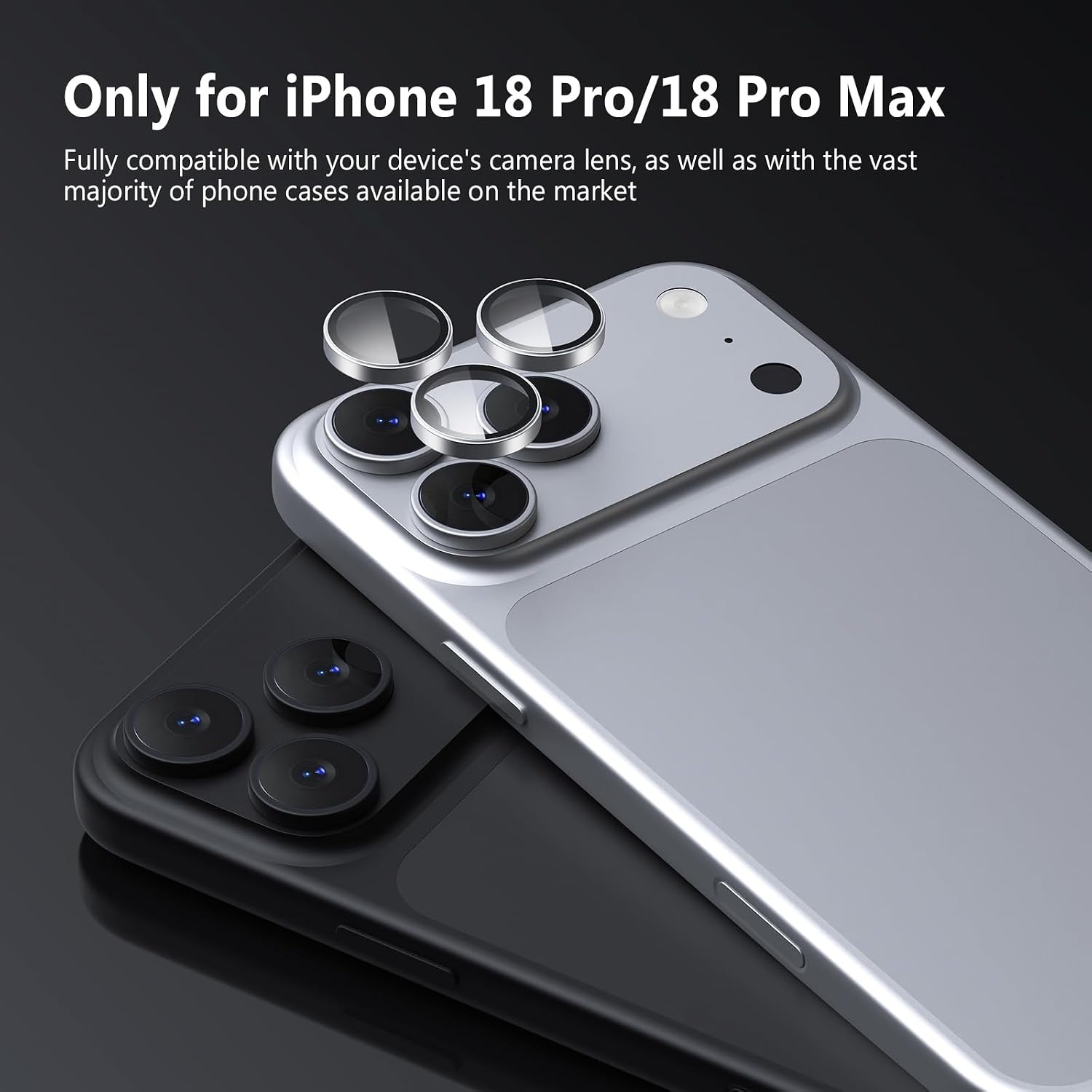 image:imageTENOC Camera Lens Protector for iPhone 18 Pro amp 18 Pro Max SilverSilver