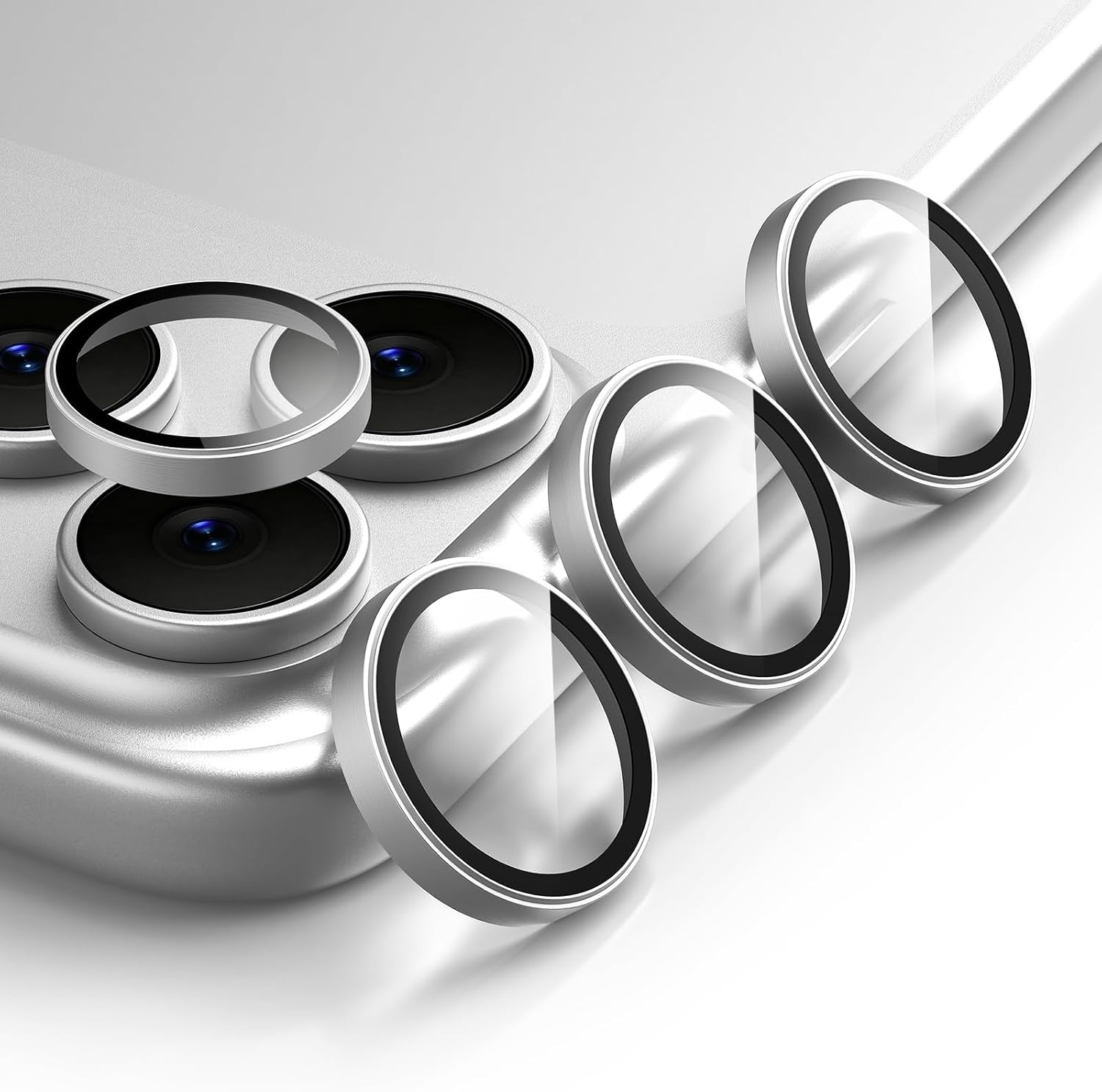 image:imageTENOC Camera Lens Protector for iPhone 18 Pro amp 18 Pro Max SilverSilver