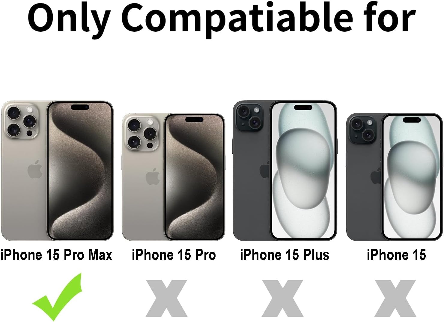 image:imageTENOC Phone Case Compatible with iPhone 17 Pro amp iPhone 18 Pro 63 InchBlack