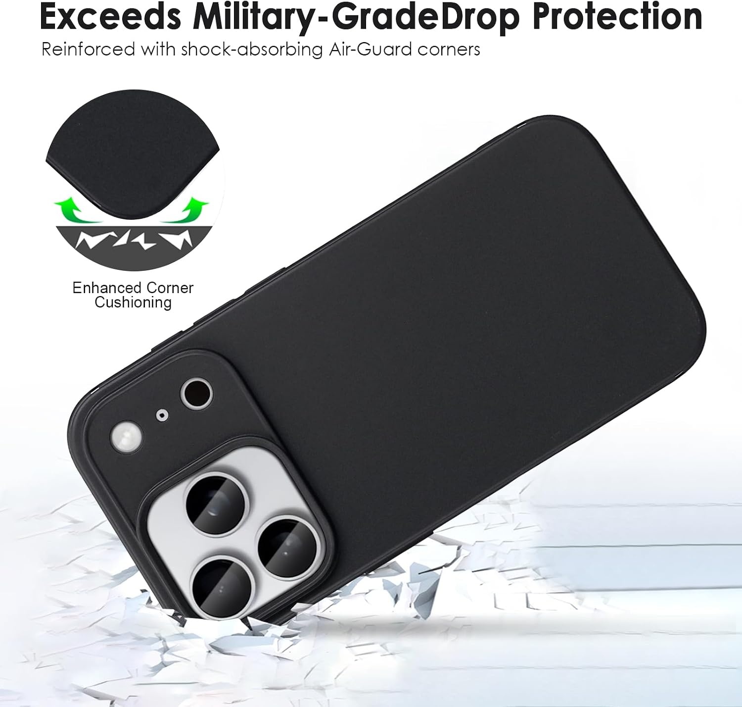 image:imageTENOC Phone Case Compatible with iPhone 17 Pro amp iPhone 18 Pro 63 InchBlack