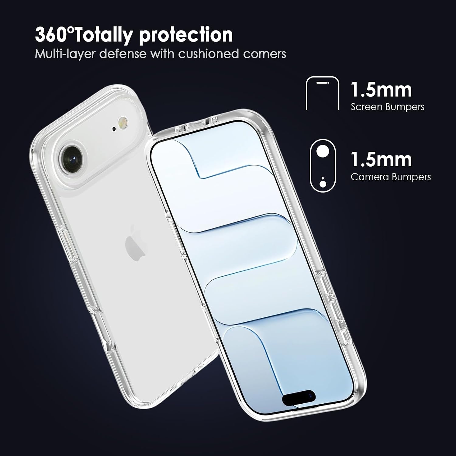 image:imageTENOC Phone Case Compatible with iPhone 17 Pro amp iPhone 18 Pro 63 InchClear