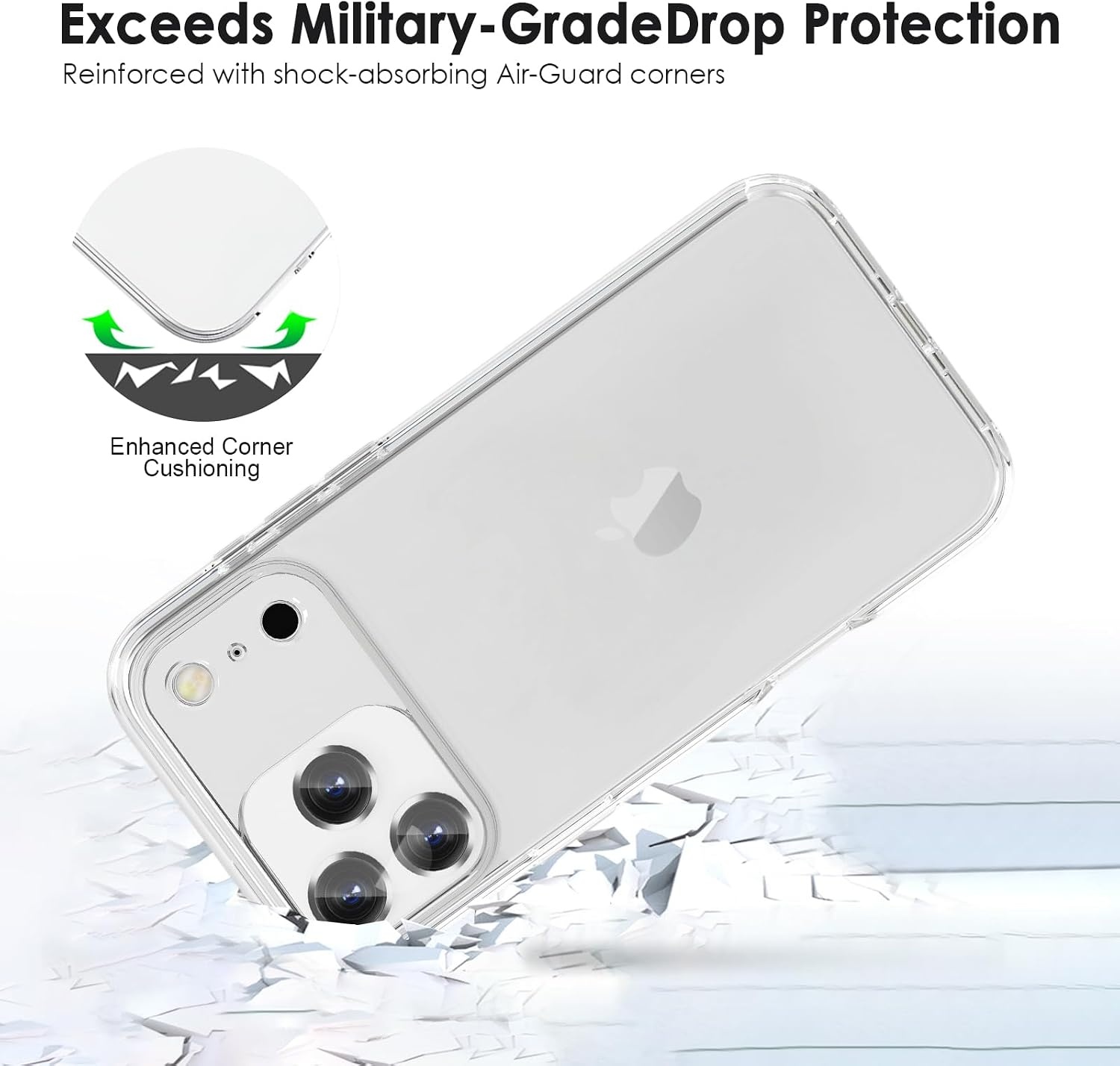 image:imageTENOC Phone Case Compatible with iPhone 17 Pro amp iPhone 18 Pro 63 InchClear